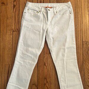 Tory Burch White Super Skinny Jeans - Like New